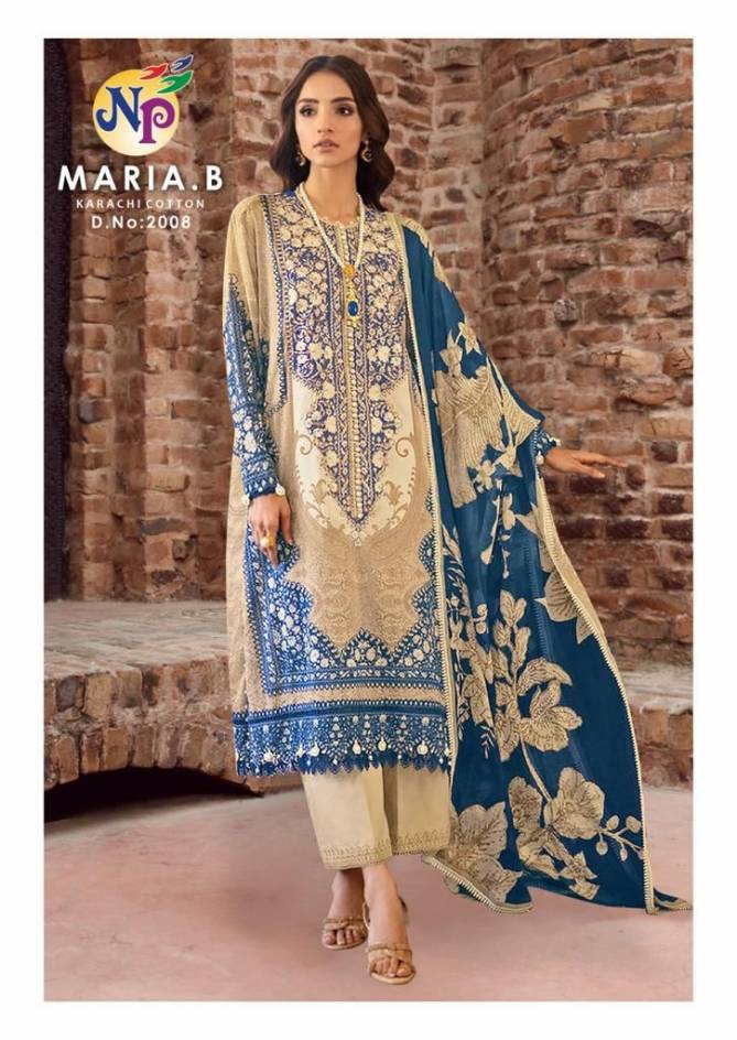 Maria B Vol 2 By Np Printed Karachi Cotton Dress Material Wholesale Shop In Surat